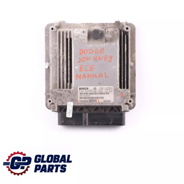 Dodge Journey ECE 2.0 CRD Diesel Engine Control Unit ECU Manual P05094820AG