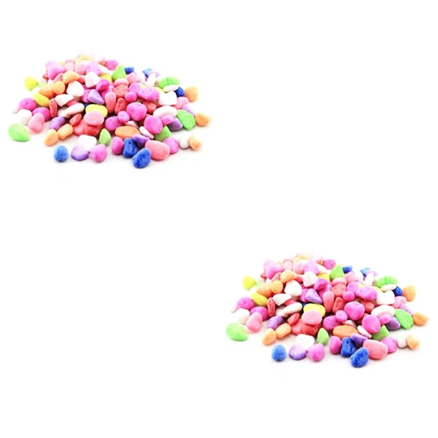 Ciottoli Fluorescenti Per Giardino E Acquario - 300 Pietre Luminose Bianche - Foto 6