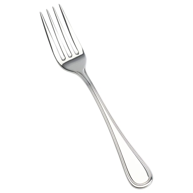 Winco 0030-051, 7-1/2"L Shangarila Dinner Fork, 18/8 Extra Heavyweight, 1 Dozen