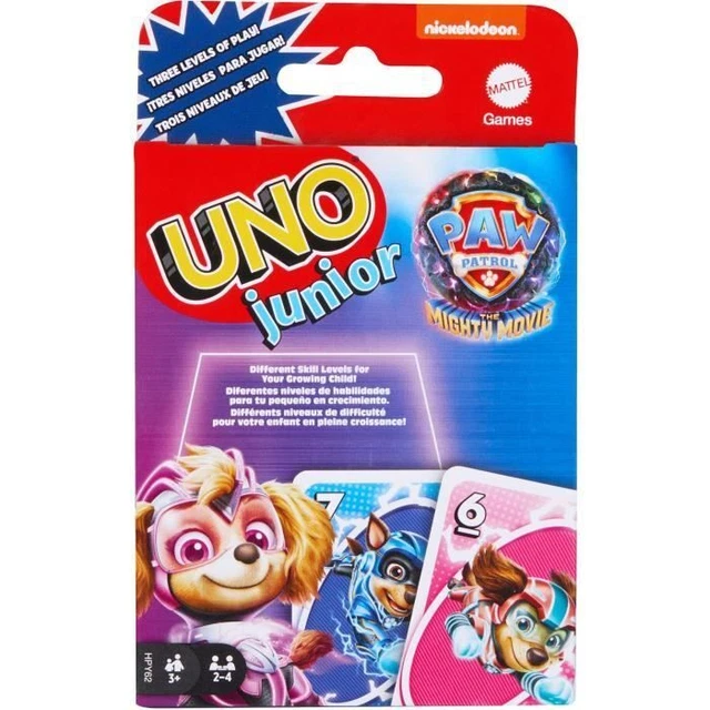 Mattel Games UNO Triple Jeu De Cartes Pour Soirée En Famille Avec 3 Piles De Rejet, Lumières Et Sons, Mode Furtif Spécial