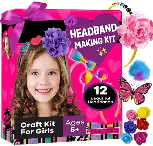  Heroange Headband Making Kit for Girls, Arts and