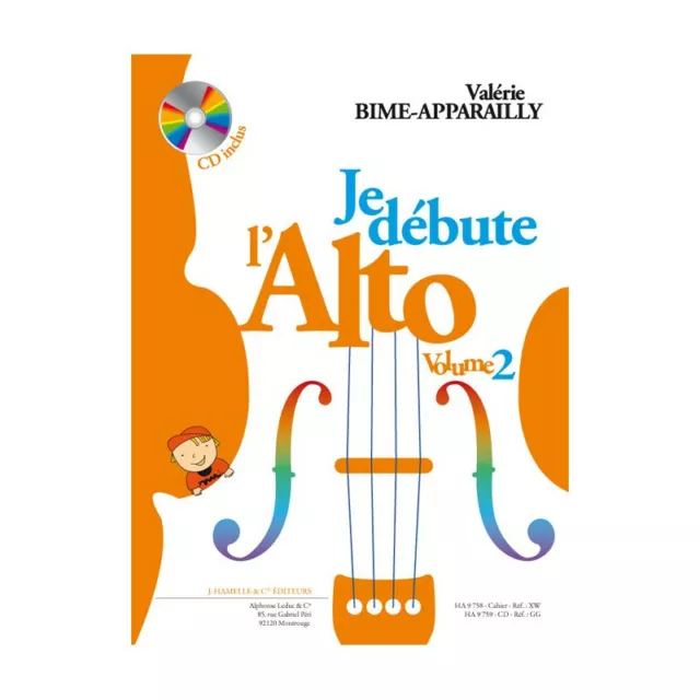 Je Débute l'Alto - vol. 2 - Valerie Bime-Apparailly (+ audio)