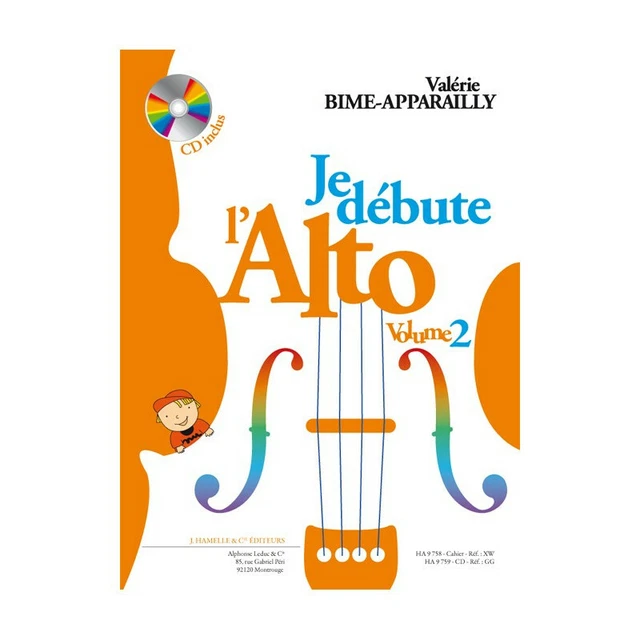 Je Débute l'Alto - vol. 2 - Valerie Bime-Apparailly (+ audio)