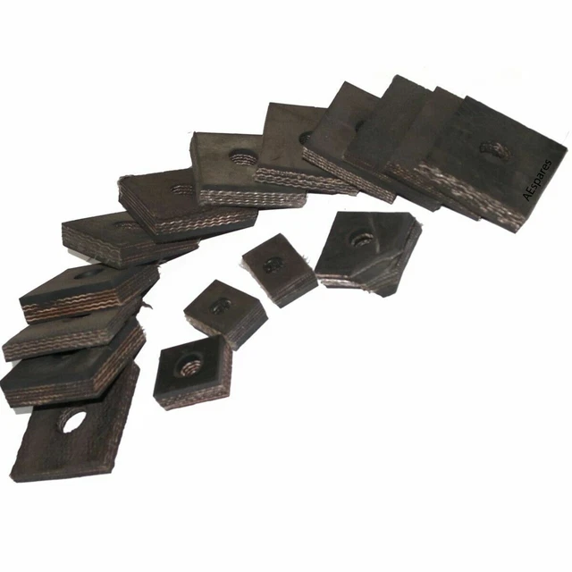 REINFORCED RUBBER BODY Vibration Bushings For Willys Jeeps CJ2A CJ3A £