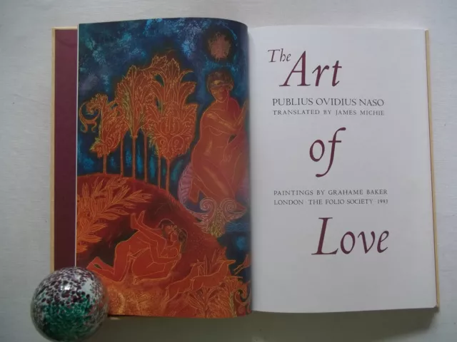 The Art of Love, Ovid, Folio Society, 1998, slipcase
