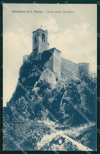 San Marino Città Torre della Campana cartolina RT1098