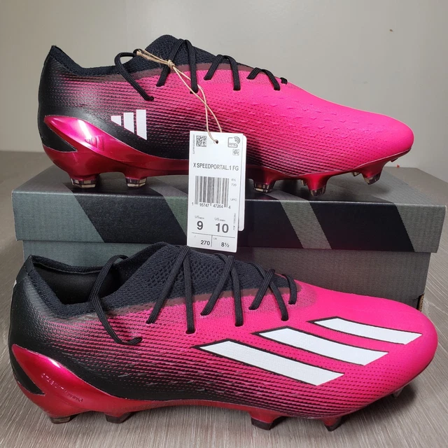 ADIDAS X SPEEDPORTAL.1 FG Pink/Black Soccer Cleats Mens Sizes 711 New