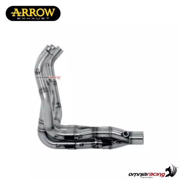 Collettore di scarico Arrow in acciaio inox racing per Kawasaki Z800E 2013-2016