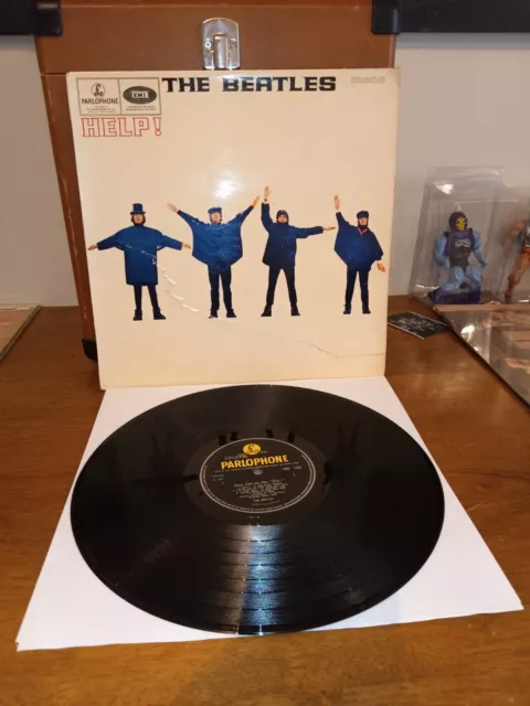 THE BEATLES 'HELP!' MONO UK VINYL  PARLOPHONE Org. Y&B LP ALBUM 1965 1st Press