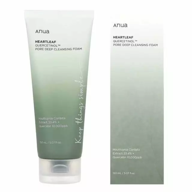 ANUA Heartleaf Quercetinol Pore Deep Cleansing Foam für die Reinigung der Haut