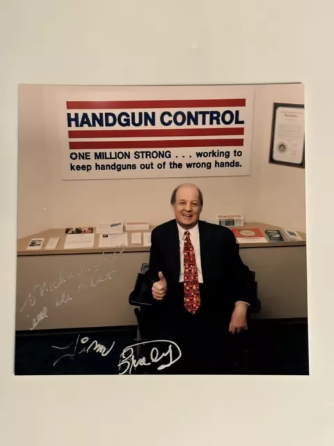 Press Secretary James Brady- Signed Color Photo (Shot By John Hinckley Jr)