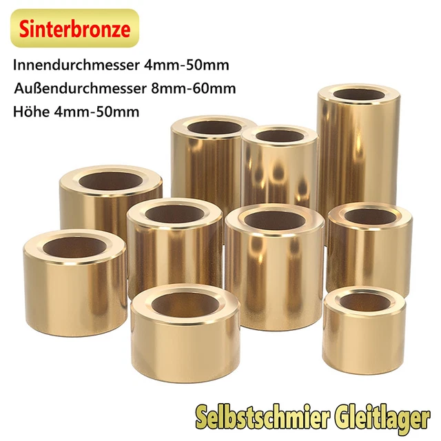 Produktbild von Gleitlager-Buchse 7060 – 70x75x60 Mm, Wartungsarm, Ohne Marke