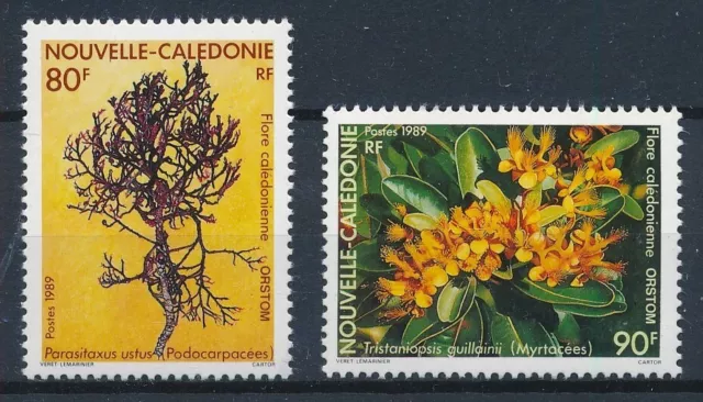 [BIN7181] New Caledonia 1989 Flowers good set of stamps very fine MNH