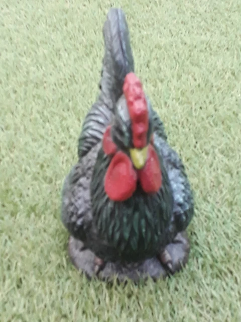 Huhn/Hahn Beton Gartenornament