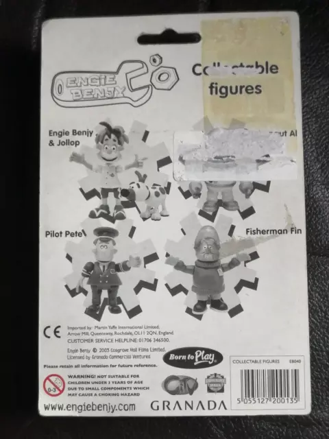 BNIP Vintage 2003 ENGIE BENJY Fisherman Fin Collectable Figure - Born to Play 2