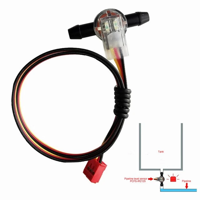 PCFS-IR2125A Non-contact DC3.3~5V IP68 Tube Liquid Level Sensor, 3pcs/pack