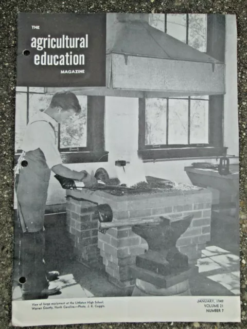 1949 The Agricultural Education Magazine January FFA & Voc-Ag Young Farmers