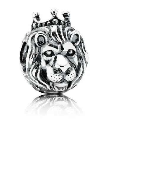 Bead, Lion, Löwe beads, Anhänger 925 Silber Armband, Beads, Charm
