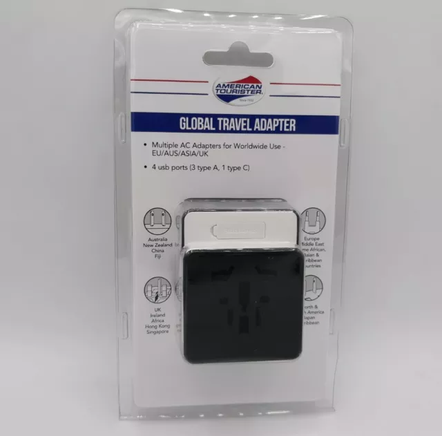 American Tourister Global Travel Adapter NEW IN PACKAGE