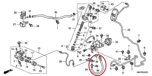 Hel Tuyau D'embrayage Tressé En Acier Inoxydable Pour Honda Civic Type R Fn2 Clear 2