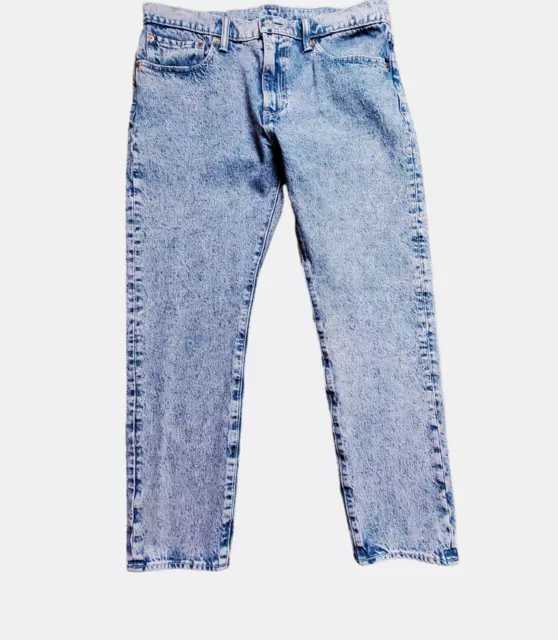 Levis 512 Slim Tapered Fit Jeans Mens 36x30 Mid-Rise Stone Wash Stretch Denim