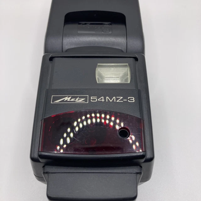 Metz 54MZ-3 Auto Flash for Nikon Canon Many Cameras Pivots for Repair or Parts 3