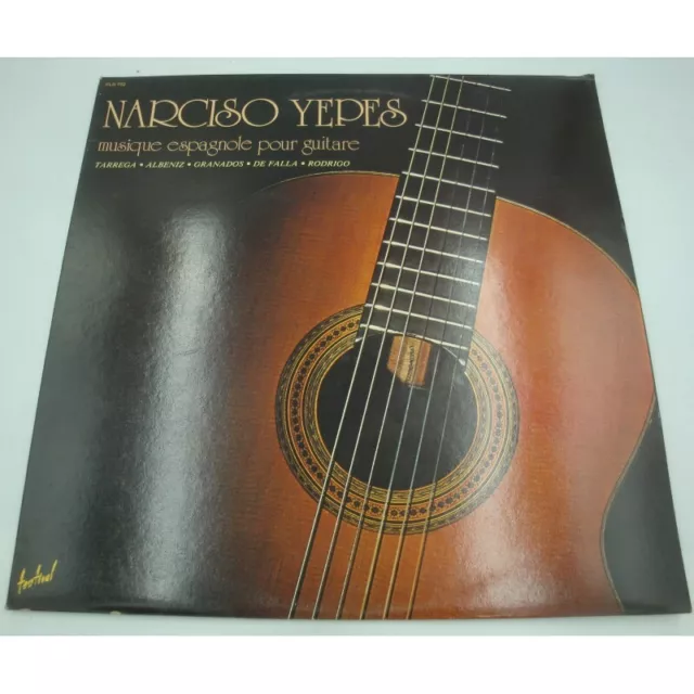 Narciso Yepes - Musique espagnole pour guitare - Tarrega/Albeniz/De Falla LP 198