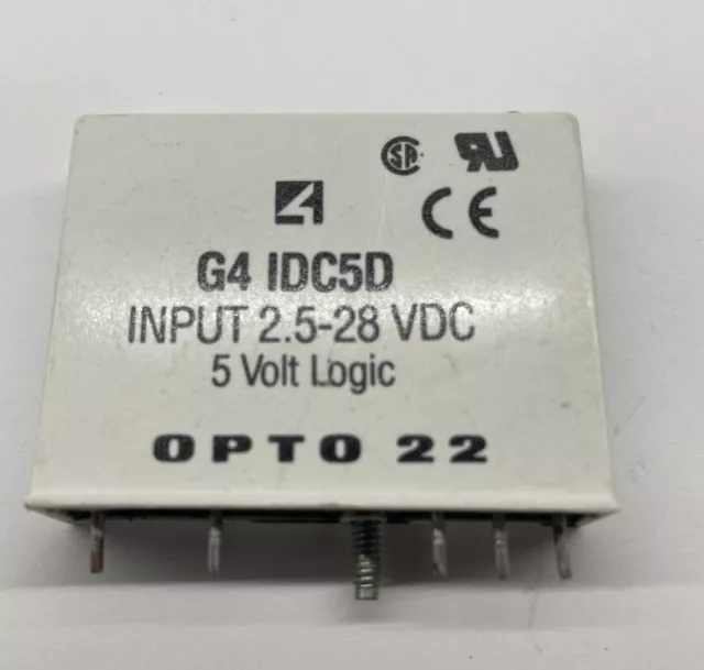 Opto 22 G4 IDC5D High Speed Input Module 2.5-28V White 5 Volt Logic Crydom