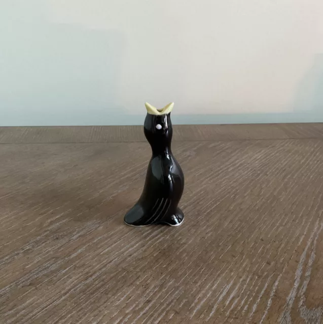 Norpro Ceramic Pie Bird, 4in/10cm tall, Black