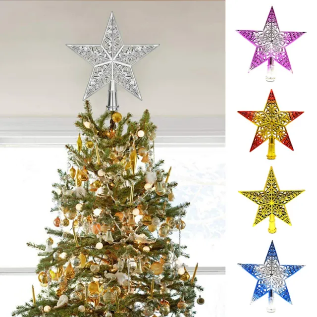 ✿ Weihnachtsbaum Schaustück Verdreht Curve Stern Christbaum Verzierungen Dekor ✪