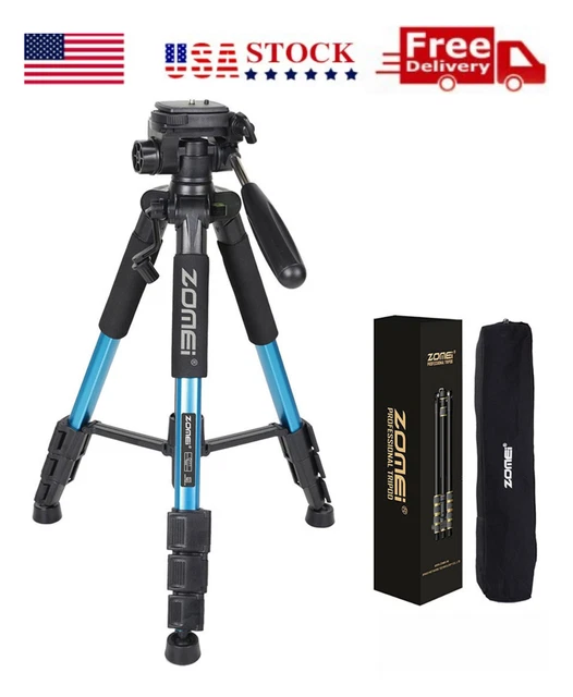 55" Professional Aluminum Alloy Camera Tripod for DSLR Canon Nikon Sony 55" Professional Aluminum Alloy Camera Tripod for DSLR Canon Nikon Sony