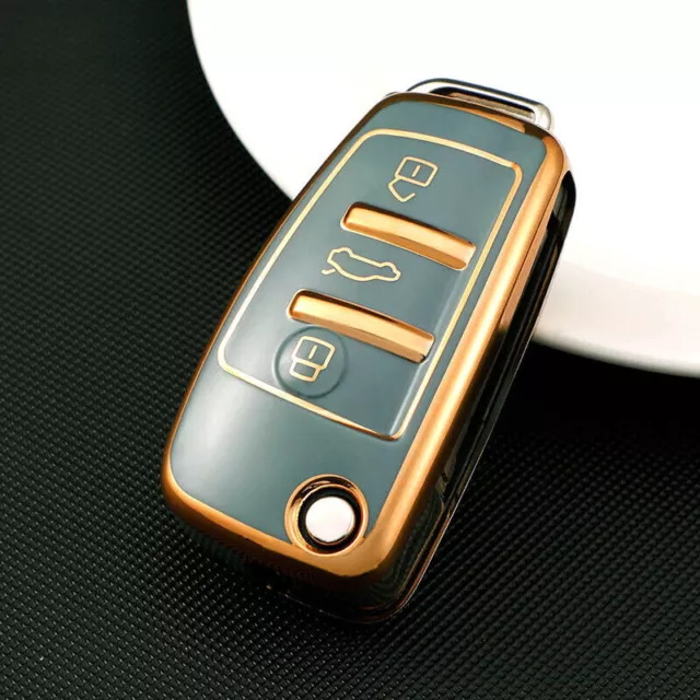 Hülle für Audi Autoschlüssel Schutzhülle Schlüssel Case Key Cover  Schlüsselhülle