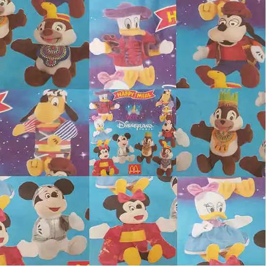 McDonalds Happy Meal Spielzeug 2000 Disneyland Paris Walt Disney Einzelspielzeug - verschiedene