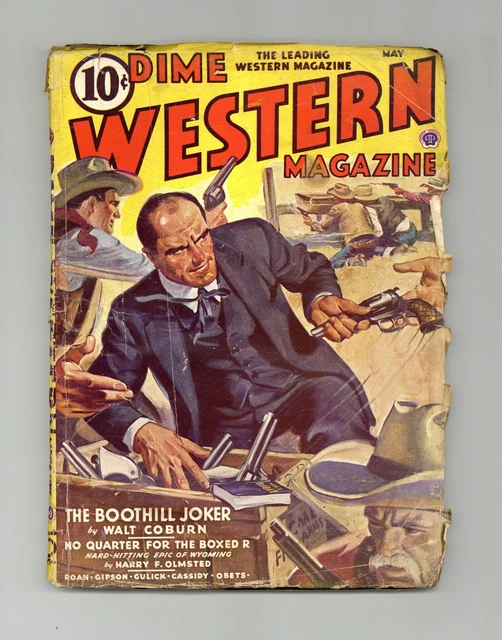 Dime Western Magazine Pulp May 1943 Vol. 36 #1 GD/VG 3.0