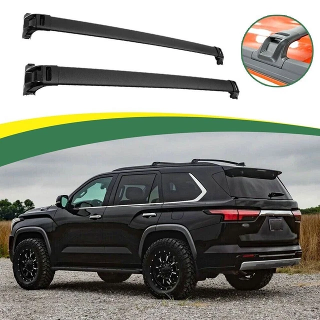 ALL NEW 2023 2024 Sequoia Aluminum Roof Rail Rack Cross Bar Crossbar 219.00 PicClick