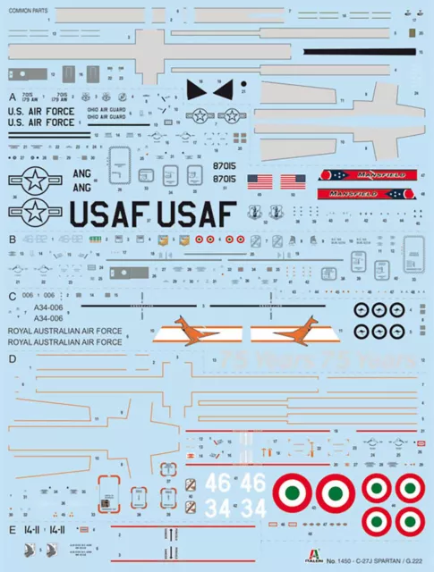 Italeri C-27A spartanisch / G.222 3