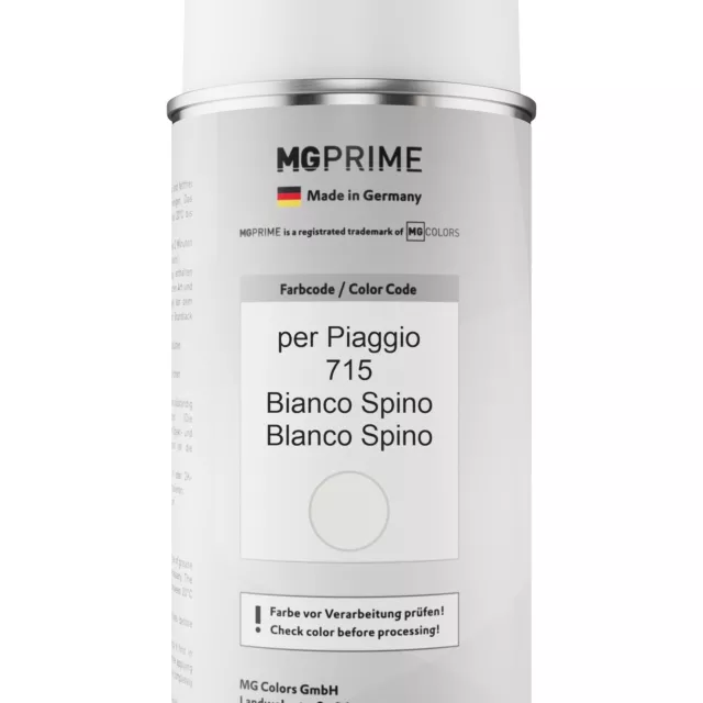 Vernice per auto Kit bomboletta spray per Piaggio 715 Bianco Spino Blanco Spino 2
