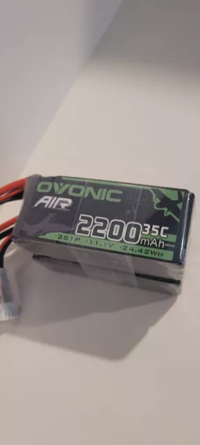 *NEW* OVONIC 3s Lipo Battery 35C 2200mAh 11.1V Lipo Battery with XT60 (2 pack)