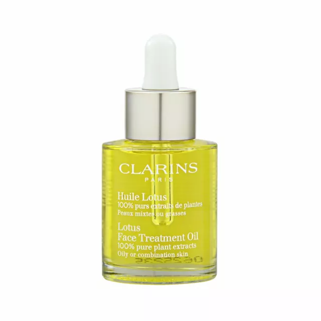 Clarins Lotus Face Treatment Oil 30ml Anti-Aging Line Skincare Serum NOUVEAU # 1