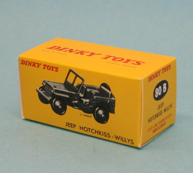 Dinky Toys France Willys jeep avec personnage