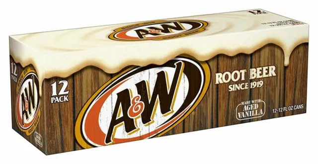 A&W Root Beer 355ml X 12 Pack