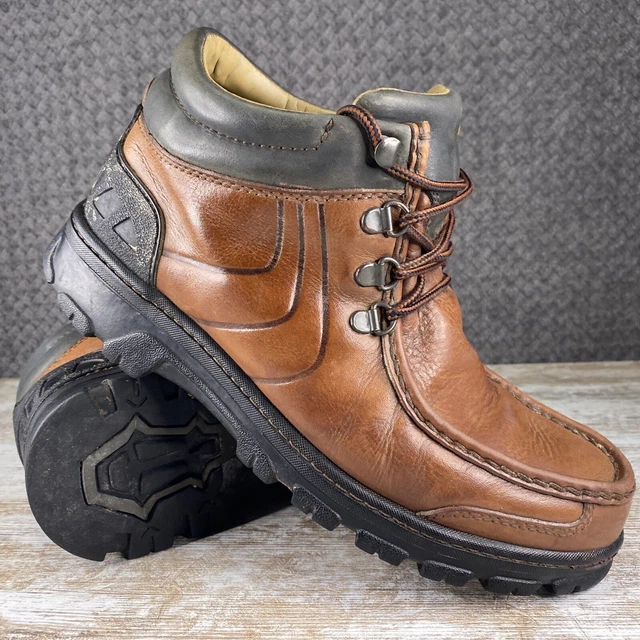 Clarks Active Air Goretex UK 8 EU 42 Brown Leather Lace Boots Walking Hiking