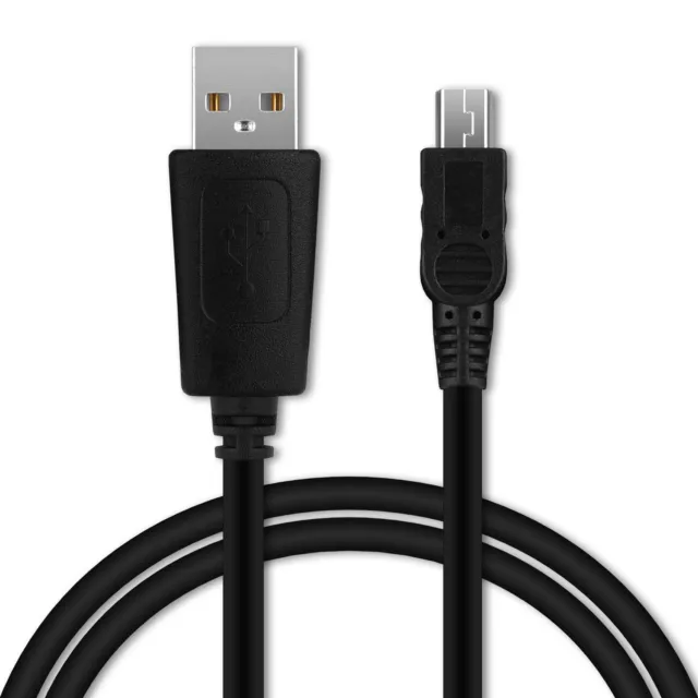 USB Kabel für Garmin nüvi 1340T CE Edge 205 Ladekabel 1A schwarz