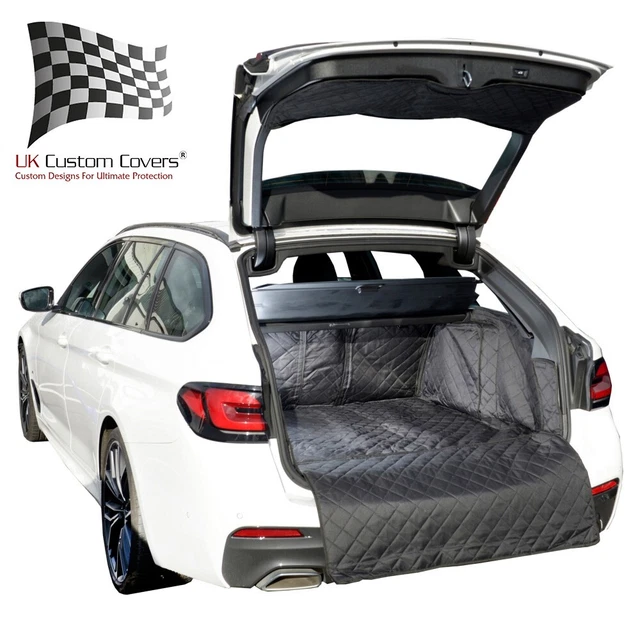 Tapis De Coffre Pour BMW 5 G31 Touring (2017-2023) – Protection Imperméable, Bord Haut, Matière PE – Ajustement Laser