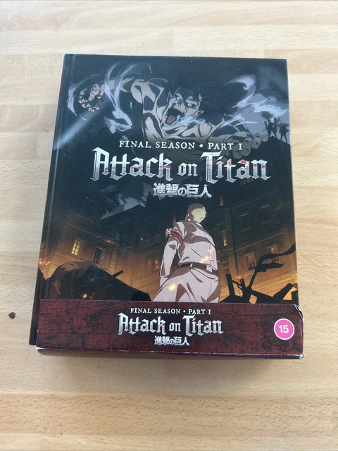 ATTACK ON TITAN Final Season Part 1 Blu Ray Dvd Limited Edition Pins
