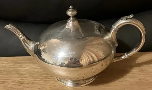 Antique James Dixon & Sons EBPM Teapot,  late 19th / early 20th  Stylised