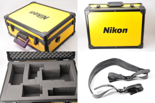 Rare [N Mint Avec / Bracelet] Nikon Jaune Matériel Rigide Attaché Étui De Japon