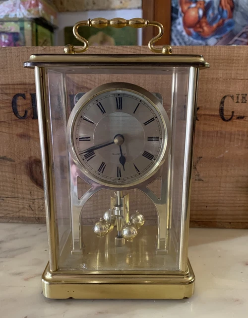 Vintage Orologio Da Tavolo Quartz 85 Made In Germany Funzionante