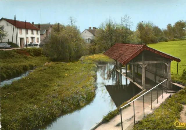 Carte LUCENAY LES AIX Le Lavoir Véhicule 2CV Citroën proche du Pavillon