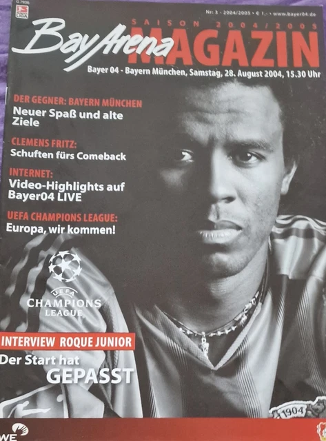 2004/05 1.BUNDESLIGA BAYER 04 Leverkusen FC Bayern München EUR 1,00